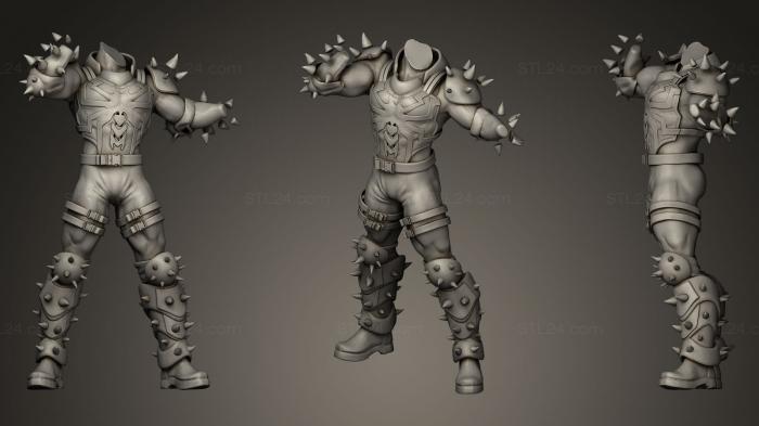Figurines heroes, monsters and demons (Agent Venom Statue, STKM_0100) 3D models for cnc